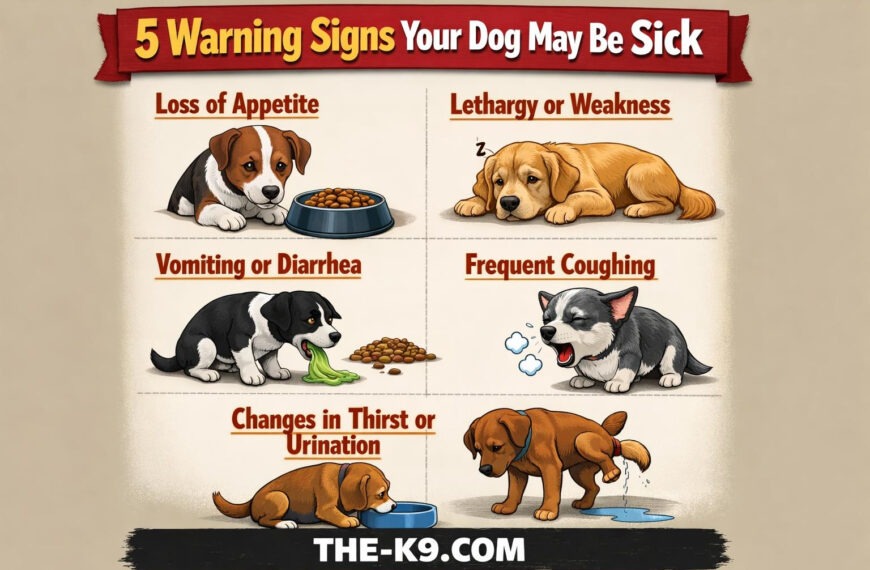 5 Warning Signs Your Dog May Be Sick & What to do