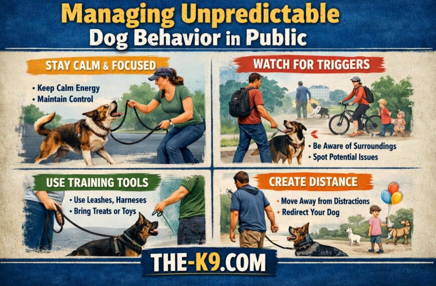 Managing Unpredictable Dog Behavior in Public