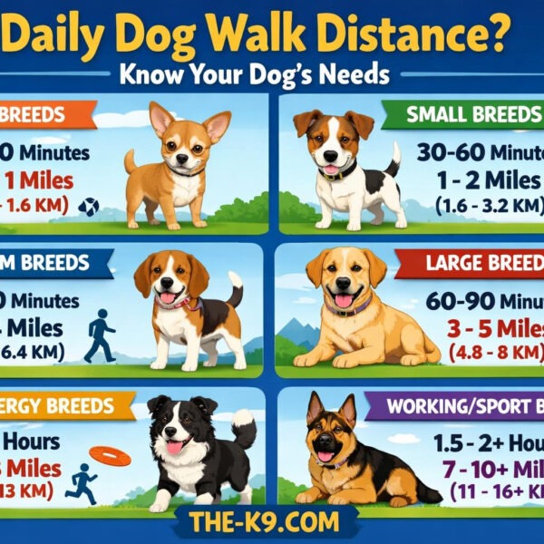 Daily Dog Walk Distance ? – Know Your dogs Needs