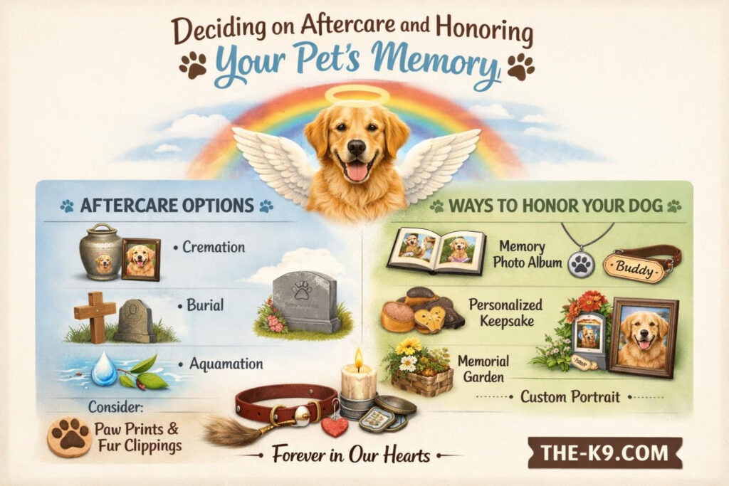 Deciding on Aftercare and Honoring Your Pet's Memory