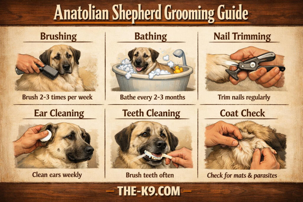 Anatolian Shepherd Grooming Guide