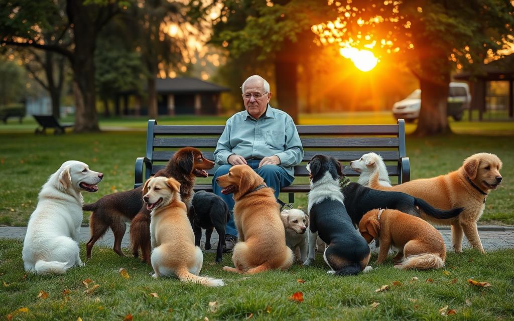 Dogs and Aging Humans