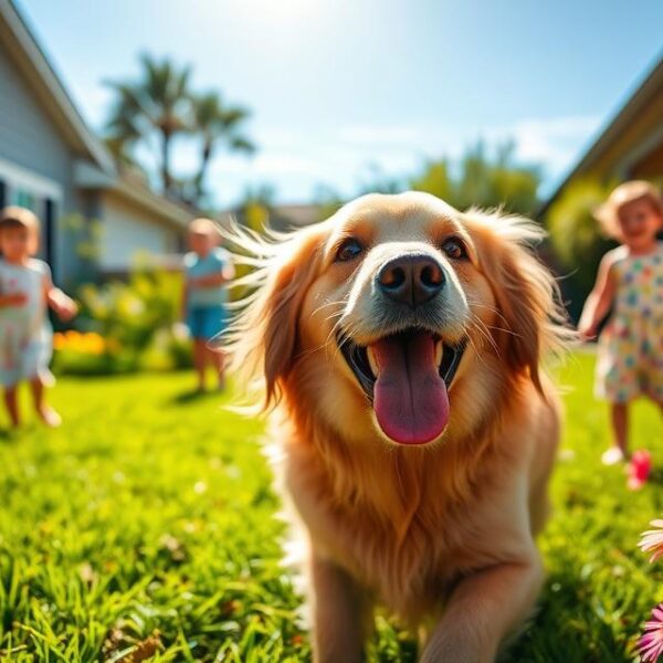 Golden breed dogs