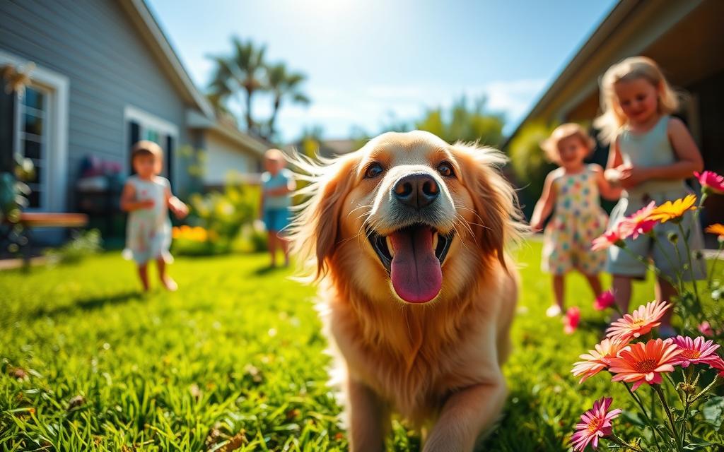 Golden breed dogs