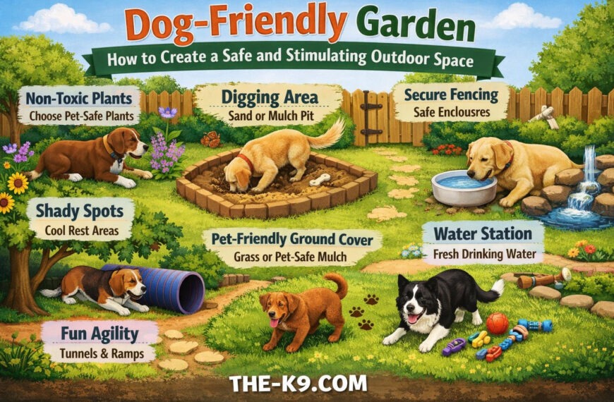 Dog-Friendly Garden: How to Create a Safe and Stimulating Outdoor Space