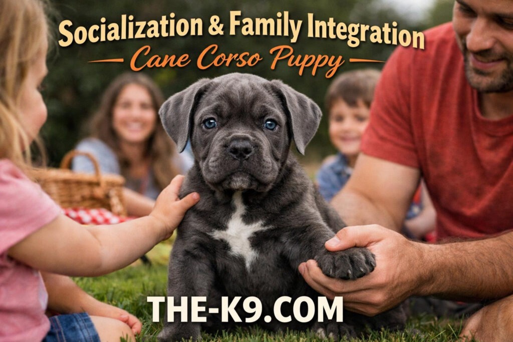 Socialization and Family Integration Cane Corso