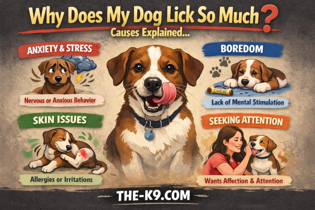 Why Does My Dog Lick So Much? Causes Explained INFO GRAPHIC