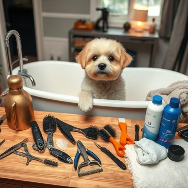 dog grooming at home