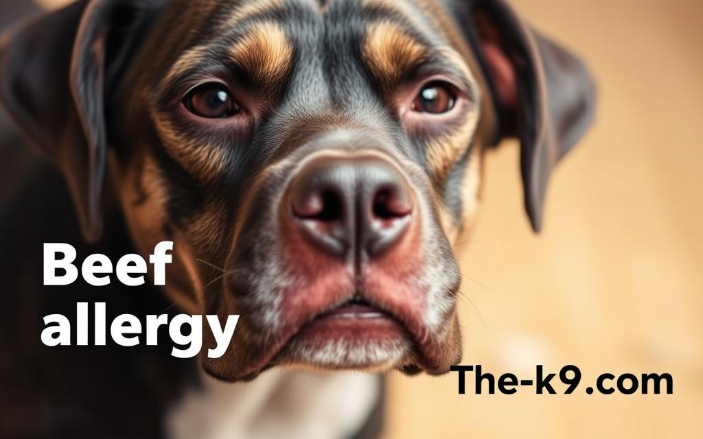 Beef allergy in dogs