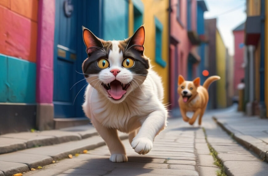 Why Do Dogs Chase Cats