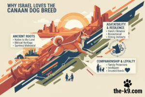 Why Israel loves the Canaan Dog breed infographic
