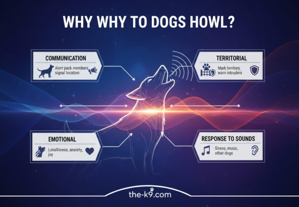 Why do dogs howl? infographic